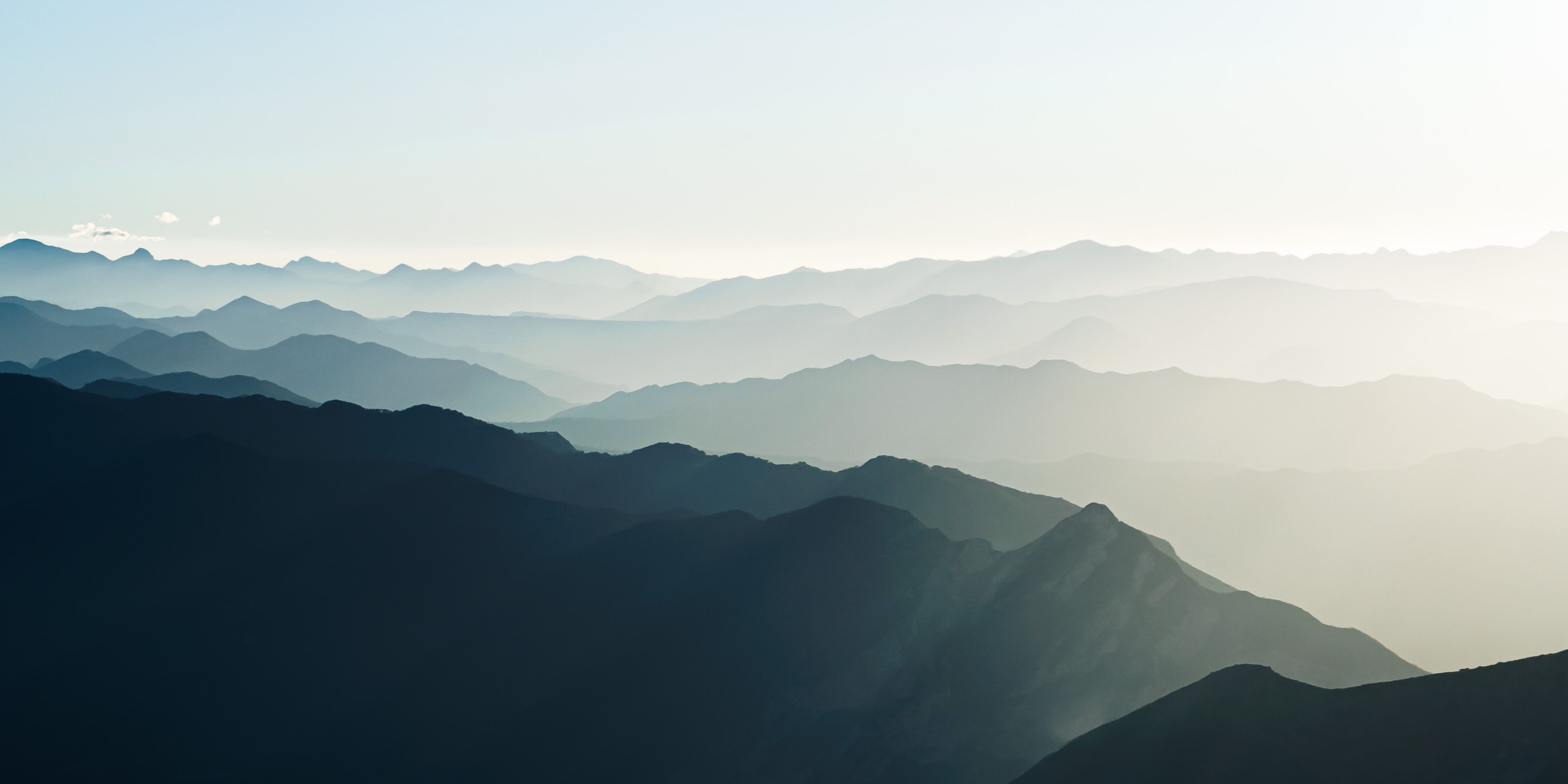 Misty Mountain Ranges at Dawn, Querétaro